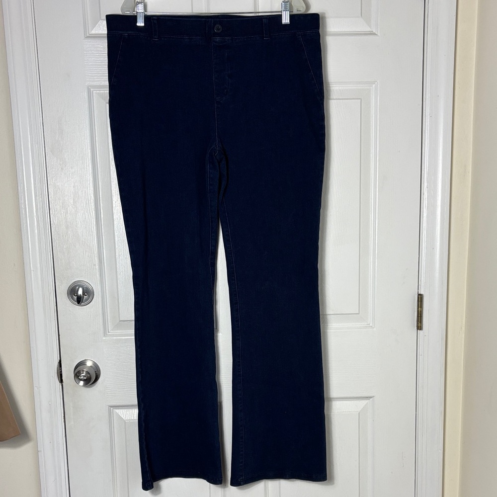 BETABRAND JEANS size 2XL Tall Stretch Waist Boot Cut pull on Stretchy casual